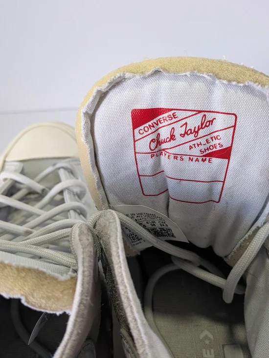 Converse Chuck 70 Plus High Top Wmns 7.5 Mixed Material Canvas Suede Streetwear - Picture 6 of 10